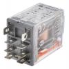 Releco Výkonové relé DPDT Montáž na plošný spoj 6 A 24 V ac C7