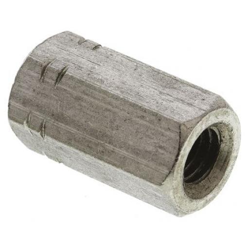 RS PRO Spojovací matice, délka: 24 mm, Obyčejný, Nerezová ocel, M8