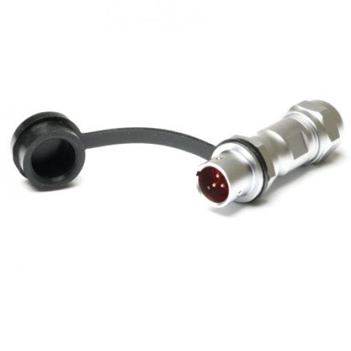 Kulatý konektor, počet kontaktů: 3, Kabel, velikost: Standard RS PRO, pohlaví kontaktu: Vnější, orientace těla: Rovný