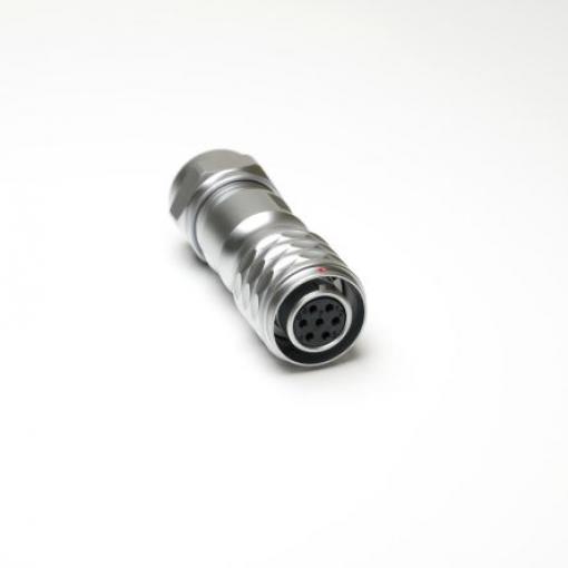 Kulatý konektor, počet kontaktů: 7, Kabel, velikost: M12 RS PRO, pohlaví kontaktu: Vnitřní, orientace těla: Rovný