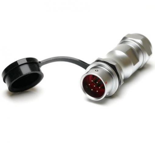 Kulatý konektor, počet kontaktů: 7, Kabel, velikost: M16 RS PRO, pohlaví kontaktu: Vnější, orientace těla: Rovný