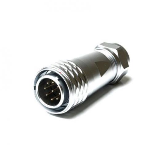 Kulatý konektor, počet kontaktů: 9, Kabel, velikost: M20 RS PRO, pohlaví kontaktu: Vnější, orientace těla: Rovný