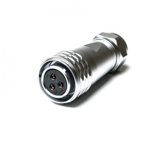 Kulatý konektor, počet kontaktů: 3, Kabel, velikost: M20 RS PRO, pohlaví kontaktu: Vnitřní, orientace těla: Rovný