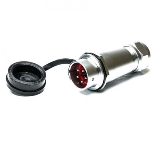 Kulatý konektor, počet kontaktů: 5, Kabel, velikost: M20 RS PRO, pohlaví kontaktu: Vnější, orientace těla: Rovný