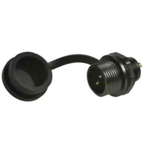 Kulatý konektor, počet kontaktů: 2, Přední montáž, velikost: Standard RS PRO, pohlaví kontaktu: Vnější, orientace těla: