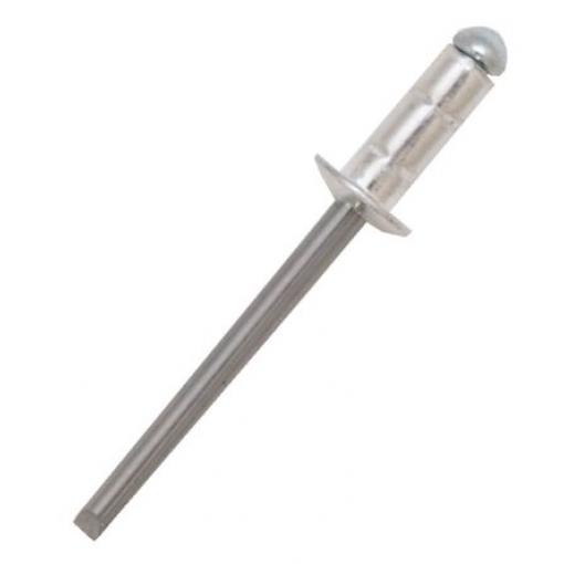 RS PRO Nýt, Hliník, délka nýtu: 17 mm, Obyčejný Ocel Slepý, průměr nýtu: 4.8 mm