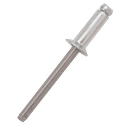 RS PRO Nýt, Hliník, délka nýtu: 6 mm, Obyčejný Ocel Slepý, průměr nýtu: 4.8 mm