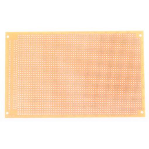 Eurodeska RE319-HP, jednostranná DIN 41612 C FR2 s 37 x 55 1mm otvory, rozteč 2.54 x 2.54mm 160 x 100 x 1.5mm