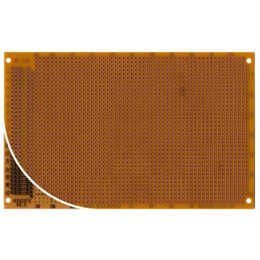 Eurodeska RE320-HP, jednostranná DIN 41612 C FR2 s 37 x 53 1mm otvory, rozteč 2.54 x 2.54mm 160 x 100 x 1.5mm
