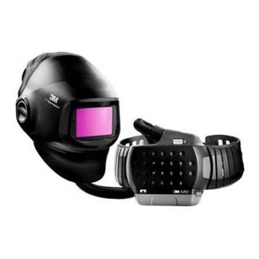Svařovací přilba PC (Visor Plate), PPA (Přilba, Přední rám), PA, PP, TPE, PE (čelenka) překlápěcí, velikost čočky: 73 x