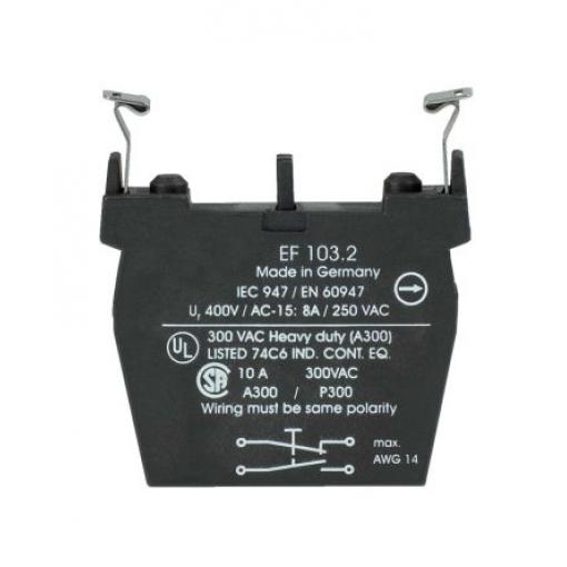 Schmersal Blok kontaktů, řada: EF103.1 Blok kontaktů 1 CO 230V ac Šroub