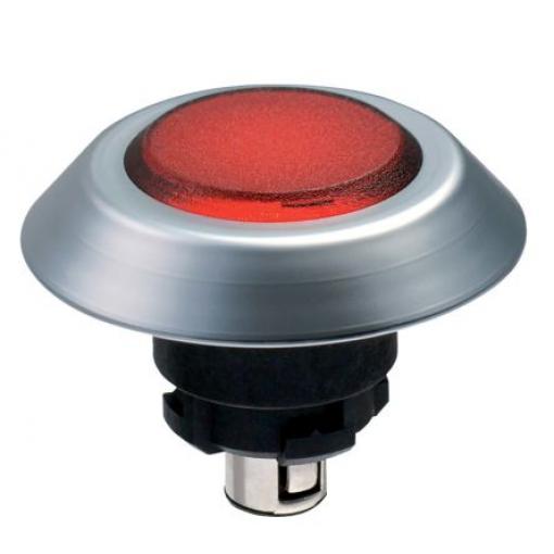 Schmersal Tlačítkový spínač, řada: NMLRT Červená Okamžité, průměr výřezu: 22.3 mm IP67, IP69K