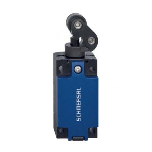 Schmersal PS315-T12-K370 Páka offsetového válce K370 Koncový spínač 1 NO, 2 NC IP67, IP66 Kov, Tlakově litý zinek 240 V