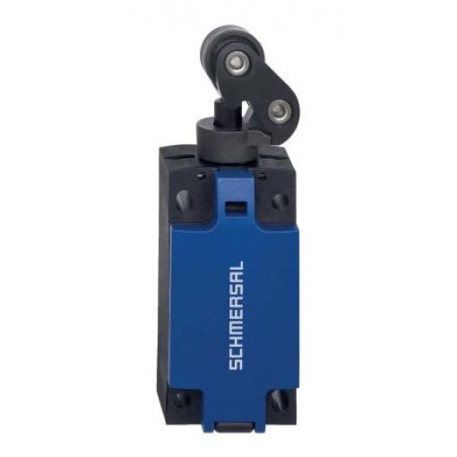 Schmersal PS316-T12-K370 Páka offsetového válce K370 Koncový spínač 1 NO, 2 NC IP67, IP66 Plastové, Vyztužené skelnými