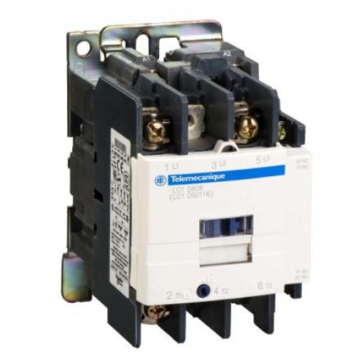 Schneider Electric 1 NO, 1 NC Stykač napětí ve vinutí 110V dc 3pólový 50 A 1kV 30 kW s 3 NO kontakty 110V dc Řízení