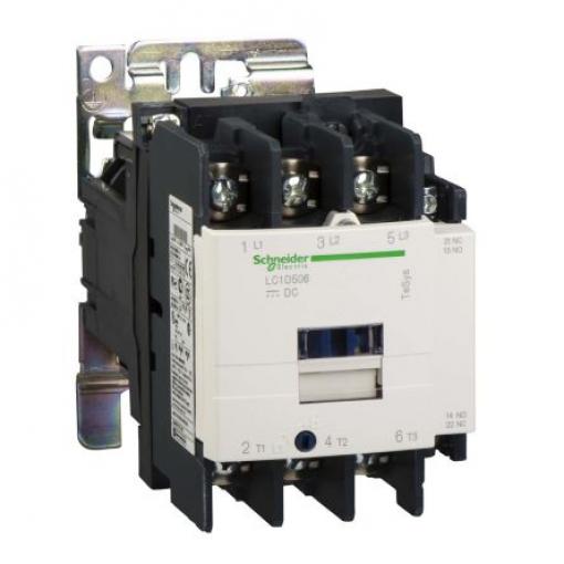 Schneider Electric 1 NO, 1 NC Stykač napětí ve vinutí 72V dc 3pólový 50 A 1kV 30 kW s 3 NO kontakty 72V dc Řízení