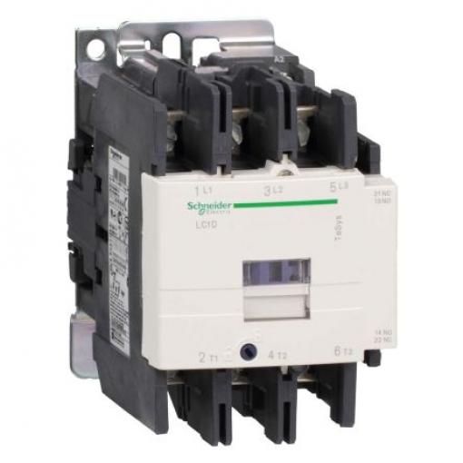 Schneider Electric 1 NO, 1 NC Stykač napětí ve vinutí 72V dc 3pólový 95 A 1kV 45 kW s 3 NO kontakty 72V dc Řízení