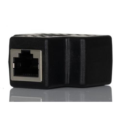 Konektor RJ45, počet portů: 2portový Stíněné RJ45 samice, 3cestný rozdělovací adaptér RJ45 RS PRO