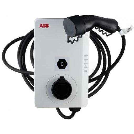 AC wallbox type 2, cable 5m, three phase