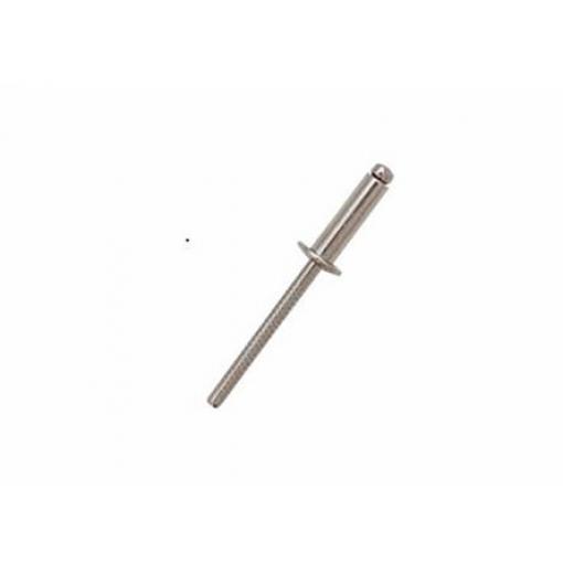 RS PRO Nýt, Nerezová ocel, délka nýtu: 12 mm, Obyčejný Nerezová ocel Slepý, průměr nýtu: 4.8 mm