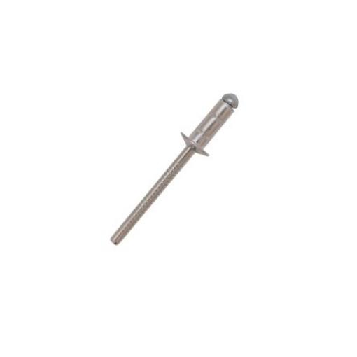 RS PRO Nýt, Nerezová ocel, délka nýtu: 12 mm, Obyčejný Nerezová ocel Slepý, průměr nýtu: 4 mm