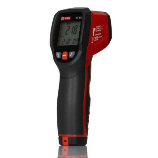 RS PRO Infračervený teploměr, číslo modelu: RS-833 -50 °C, Max Teplota 650 °C, přesnost: ±1°C, F, °C, Fahrenheit