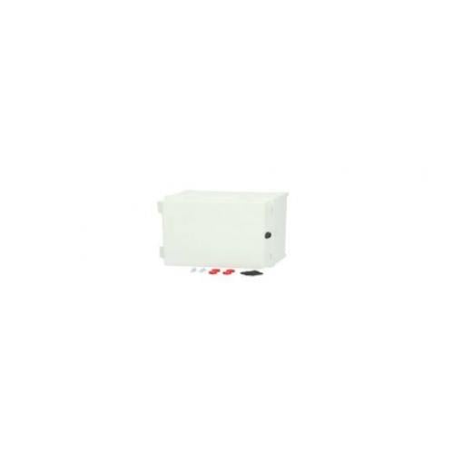 RS PRO Nástěnná krabice IP65 Polykarbonát Světle šedá 300 mm Průhledné dveře 400 mm 180 mm