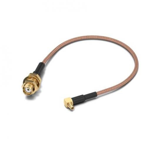 Koaxiální kabel, řada: MMCX, SMA RG316/U, Černá Polytetrafluorethylén, vnější průměr: 2.49 mm OD 152.4 mm 50 Ω Wurth