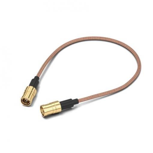 Koaxiální kabel, řada: SMB RG178/U, Černá Polytetrafluorethylén, vnější průměr: 1.8 mm OD 152.4 mm 50 Ω Wurth Elektronik