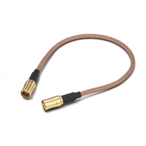 Koaxiální kabel, řada: SMB RG316/U, Černá Polytetrafluorethylén, vnější průměr: 2.49 mm OD 152.4 mm 50 Ω Wurth