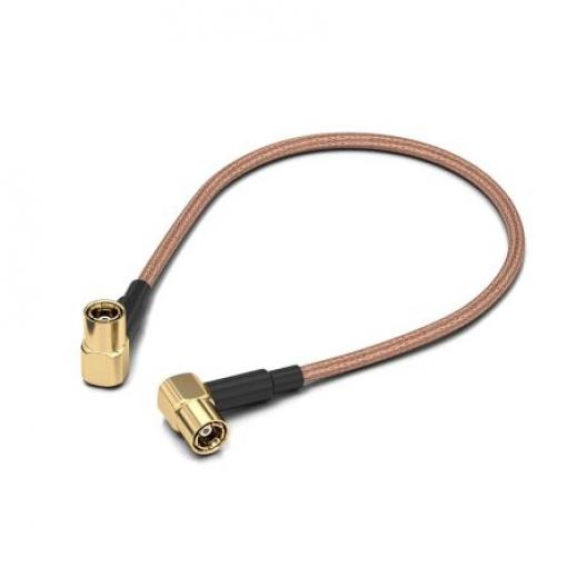 Koaxiální kabel, řada: SMB RG316/U, Černá Polytetrafluorethylén, vnější průměr: 2.49 mm OD 152.4 mm 50 Ω Wurth