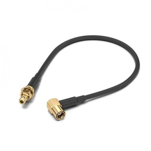 Koaxiální kabel, řada: SMB RG174/U, Černá Polytetrafluorethylén, vnější průměr: 2.7 mm OD 152.4 mm 50 Ω Wurth Elektronik