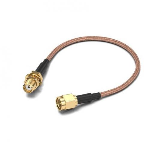 Koaxiální kabel, řada: SMA RG174/U, Černá Polytetrafluorethylén, vnější průměr: 2.7 mm OD 1 m 50 Ω Wurth Elektronik S