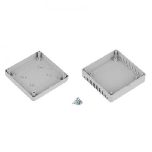 RS PRO Univerzální skříň IP20 Nestíněný barva Světle šedá IK06 barva Světle šedá ABS 100 mm 35.3 mm 100 mm