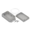 RS PRO Pouzdro IP65 Nestíněný barva Světle šedá barva Světle šedá Polykarbonát 121.4 mm 45.2 mm 81.6 mm Silikon