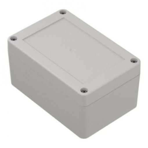 RS PRO Pouzdro IP65 Nestíněný barva Světle šedá barva Světle šedá ABS 120 mm 60.2 mm 80 mm Silikon