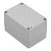 RS PRO Pouzdro IP65 Nestíněný barva Světle šedá barva Světle šedá Polykarbonát 120 mm 75.2 mm 80 mm Silikon