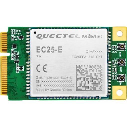 RF modul EC25EFA-MINIPCIE 75 °C -35 °C Quectel 1800 MHz 4.3 V