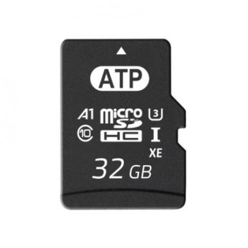 MicroSD 128 GB MicroSDHC Průmyslová třída SLC ATP U3, Třída 10, UHS-I 85 °C -40 °C Sekvenční čtení až 99 Mb/s