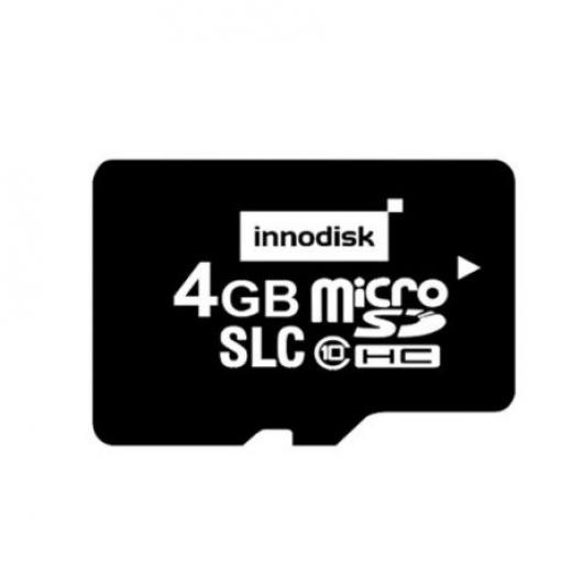 MicroSD 4 GB MicroSDHC Průmyslová třída SLC InnoDisk U1, Třída 10, UHS-I 85 °C -40 °C