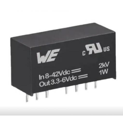Wurth Elektronik Měnič DC/DC 5kanálový Nastavitelné 300 mA 6 V 3.3 V 556 kHz, počet kolíků: 8 kolíkový, SIP