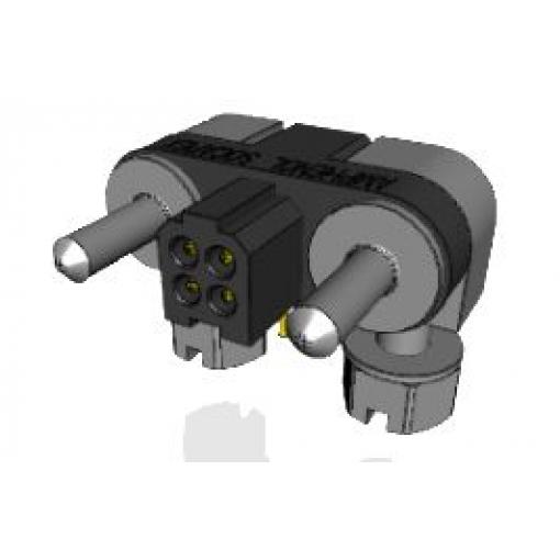 Amphenol Socapex Konektor PCB, řada: MHDAS, Deska-deska, počet kontaktů: 4, počet řad: 2, rozteč: 1.27 mm, orientace