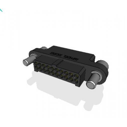 Amphenol Socapex Konektor PCB, řada: MHDAS, Deska-deska, počet kontaktů: 20, počet řad: 2, rozteč: 1.27 mm, orientace