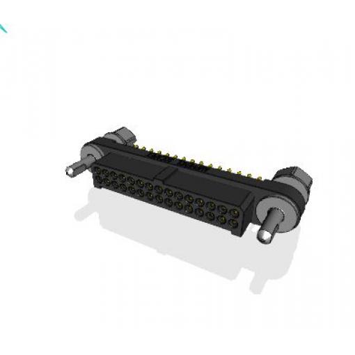 Amphenol Socapex Konektor PCB, řada: MHDAS, Deska-deska, počet kontaktů: 30, počet řad: 2, rozteč: 1.27 mm, orientace