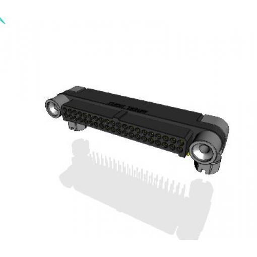 Amphenol Socapex Konektor PCB, řada: MHDAS, Deska-deska, počet kontaktů: 40, počet řad: 2, rozteč: 1.27 mm, orientace