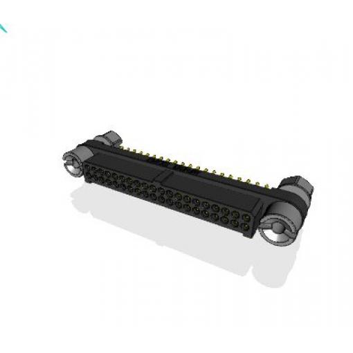 Amphenol Socapex Konektor PCB, řada: MHDAS, Deska-deska, počet kontaktů: 40, počet řad: 2, rozteč: 1.27 mm, orientace