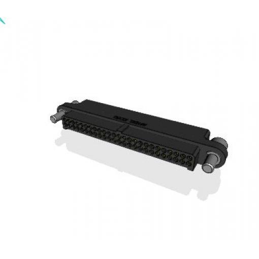 Amphenol Socapex Konektor PCB, řada: MHDAS, Deska-deska, počet kontaktů: 50, počet řad: 2, rozteč: 1.27 mm, orientace