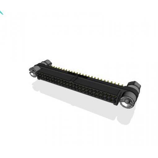 Amphenol Socapex Konektor PCB, řada: MHDAS, Deska-deska, počet kontaktů: 50, počet řad: 2, rozteč: 1.27 mm, orientace
