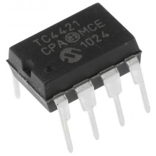 Microchip MOSFET TC4421CPA MOSFET 1 9 A, počet kolíků: 8 kolíkový 20 V, PDIP