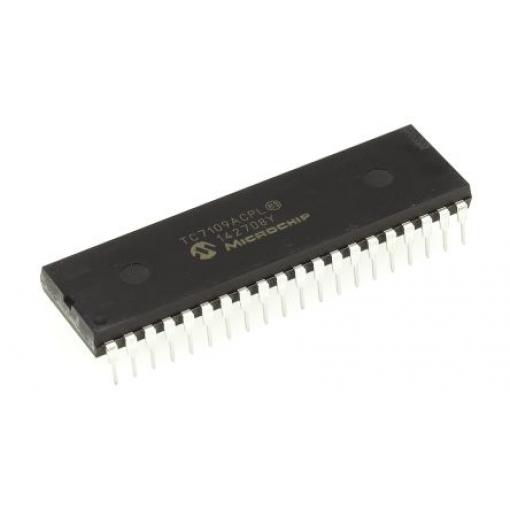Microchip ADC TC7109ACPL 1 12-bit + Signů 0.01 ksps, PDIP, počet kolíků: 40 kolíkový